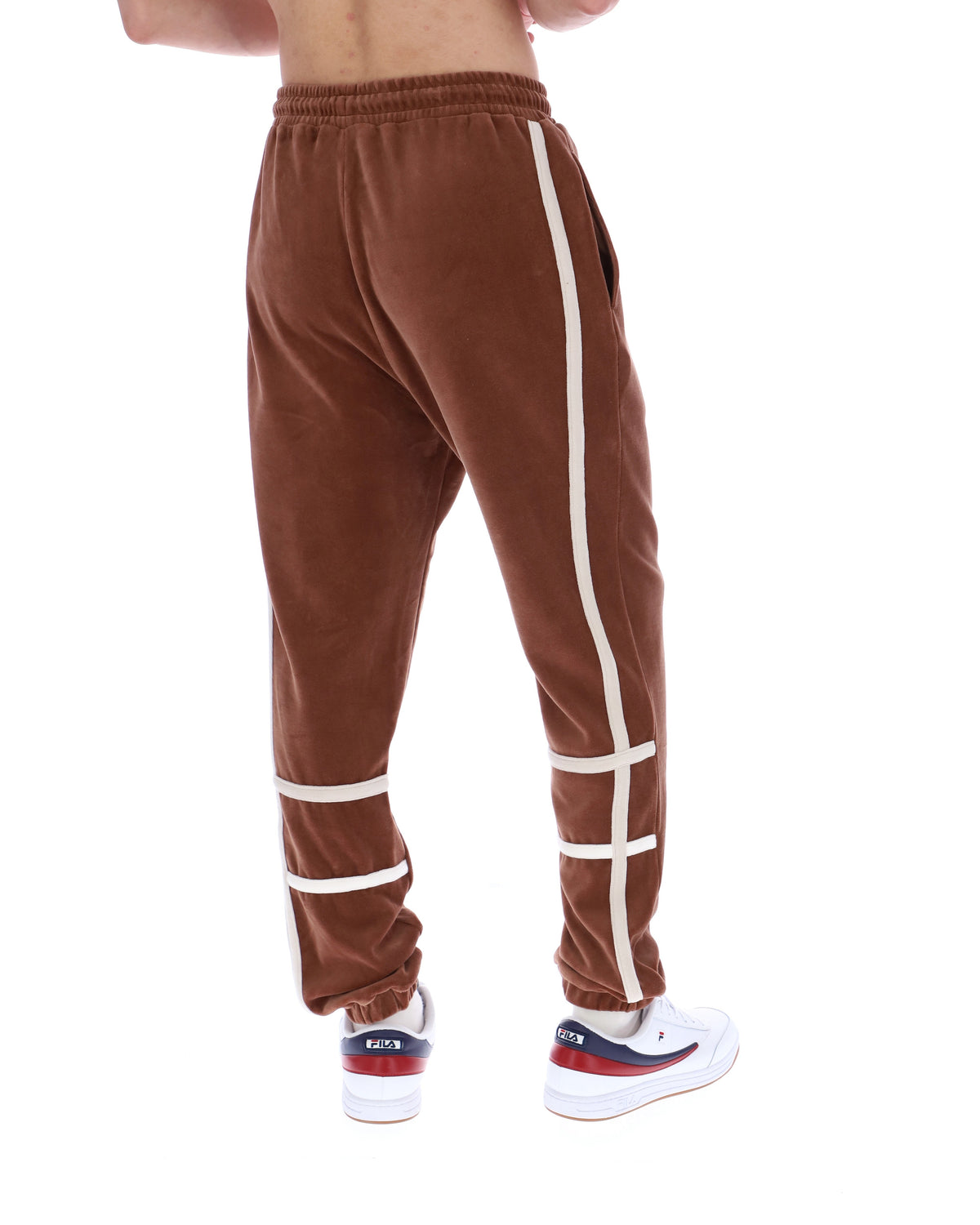 Cappuccino Otello Contrast Panel Track Pants - Cappuccino