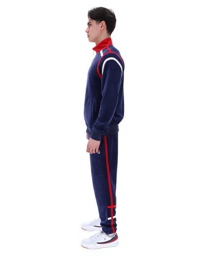Fila Navy Gabriele Contrast Panel Track Top - Fila Navy