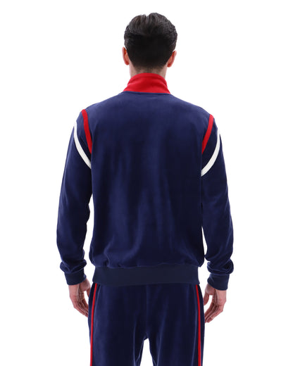 Fila Navy Gabriele Contrast Panel Track Top - Fila Navy