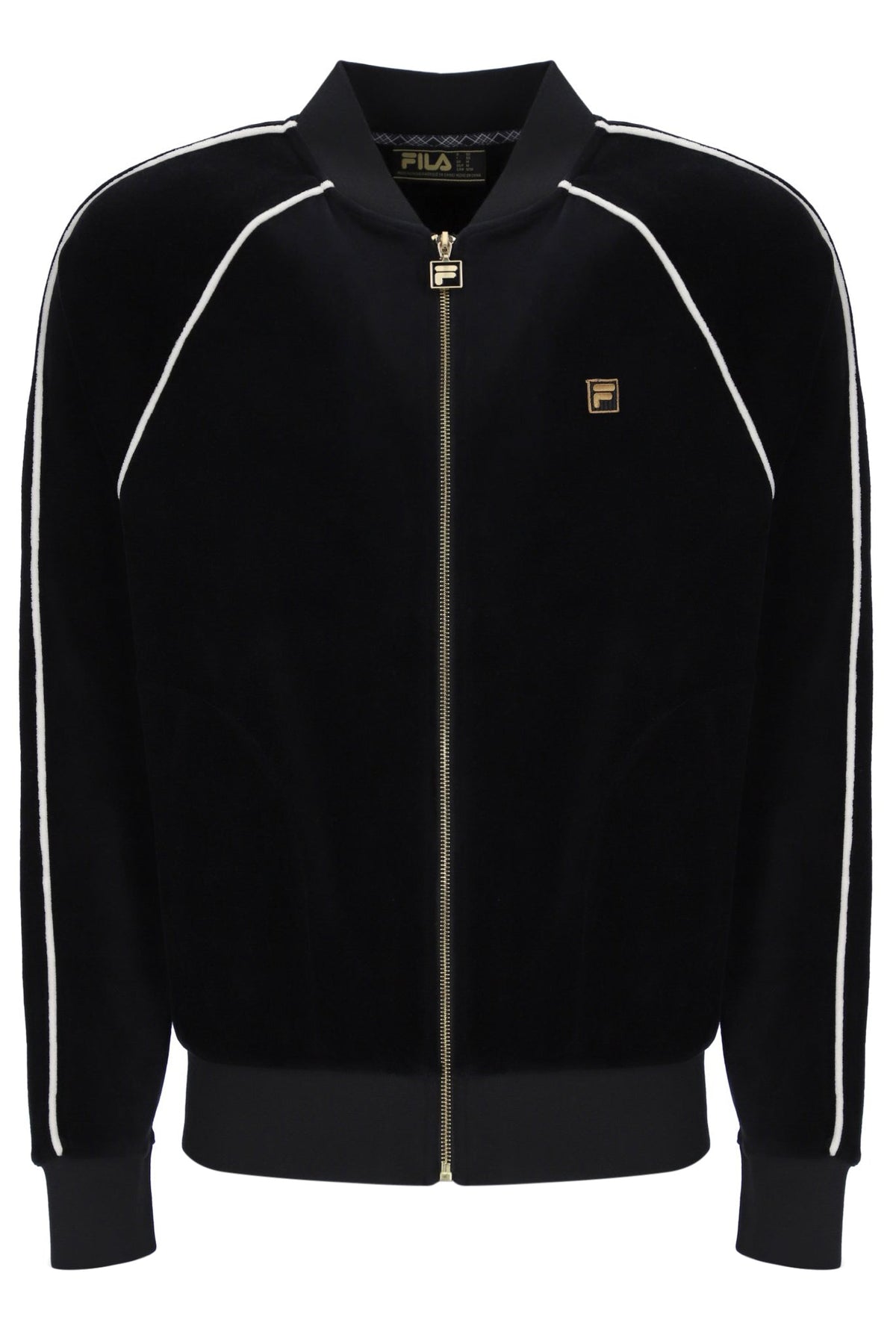 Black Fella Velour Jacket - Black