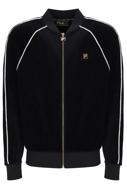Black Fella Velour Jacket - Black