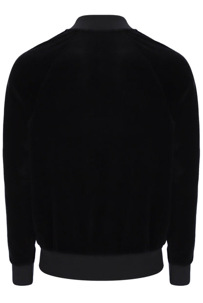Black Fella Velour Jacket - Black