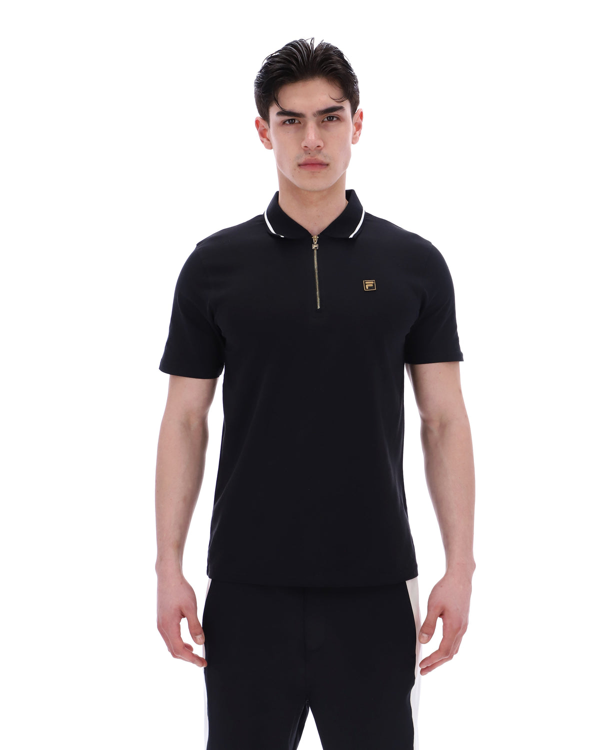 Black Lemar Premium Essential Polo - Black