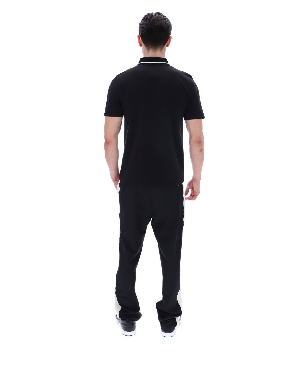 Black Lemar Premium Essential Polo - Black