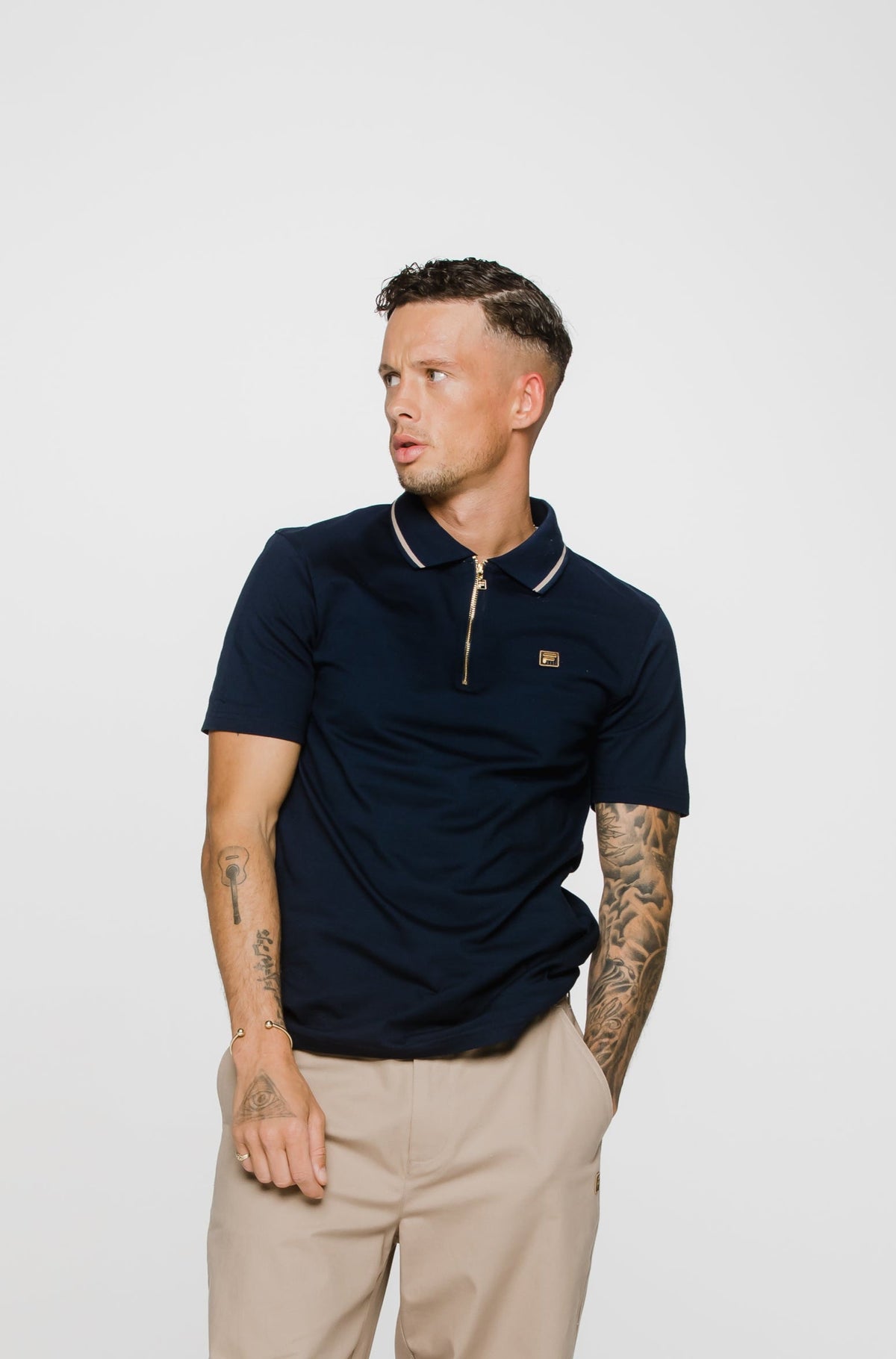 Black Lemar Premium Essential Polo - Black