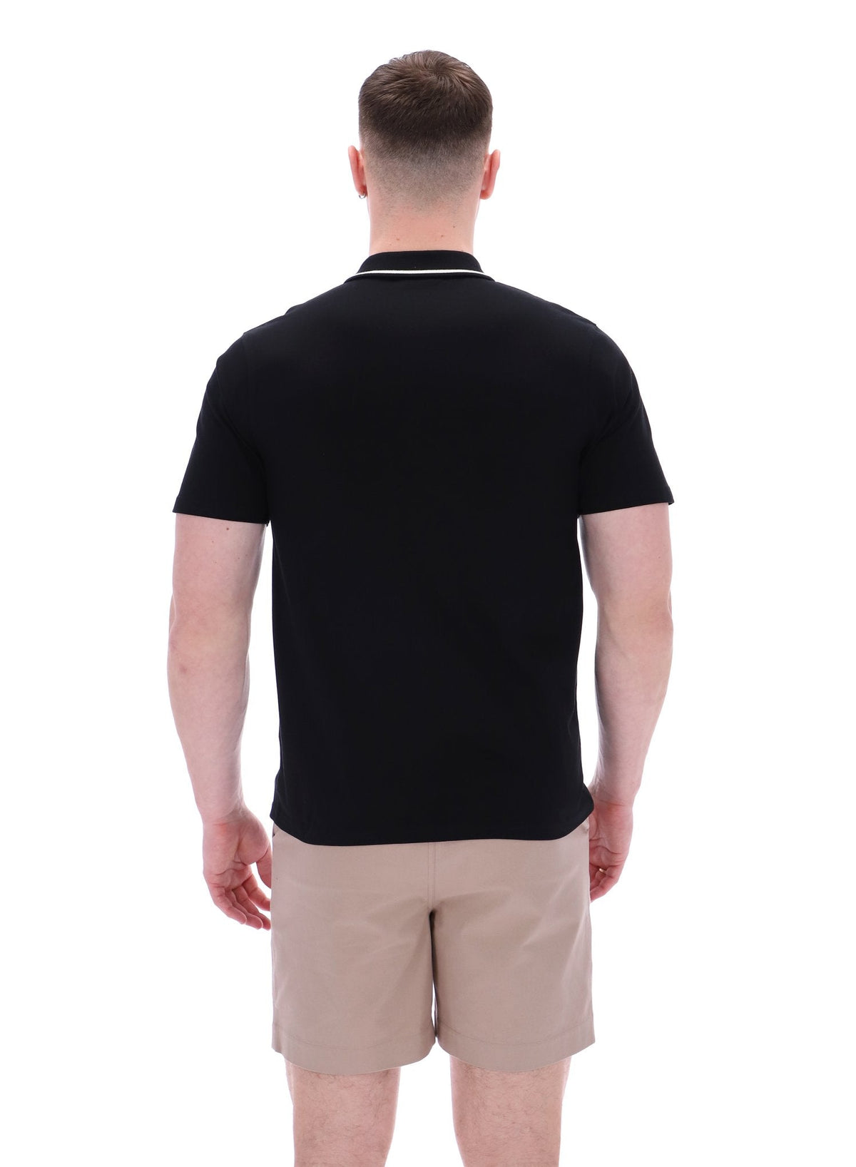 Black Lemar Premium Essential Polo - Black