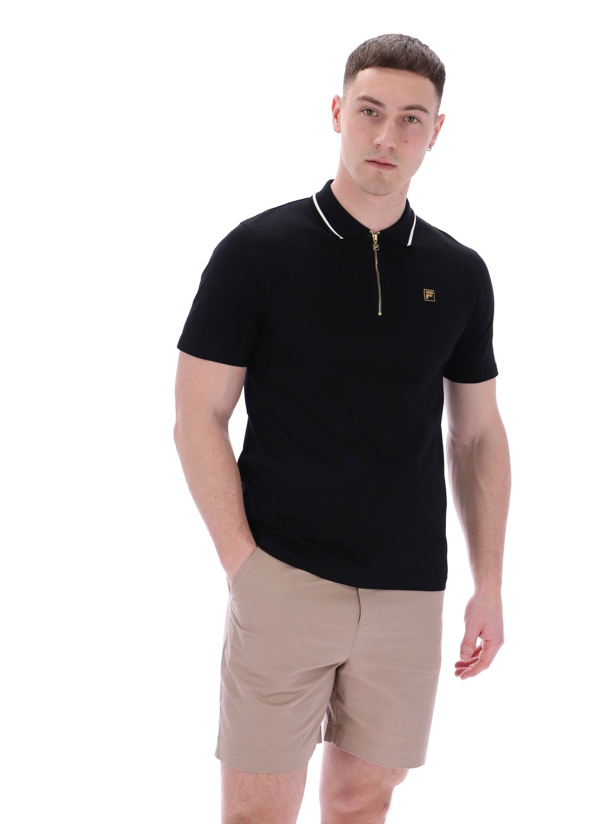 Black Lemar Premium Essential Polo - Black
