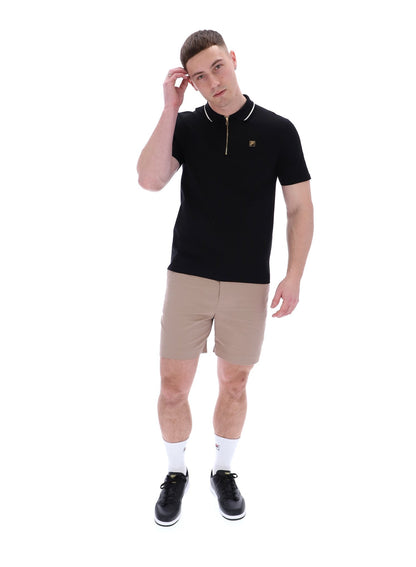 Black Lemar Premium Essential Polo - Black