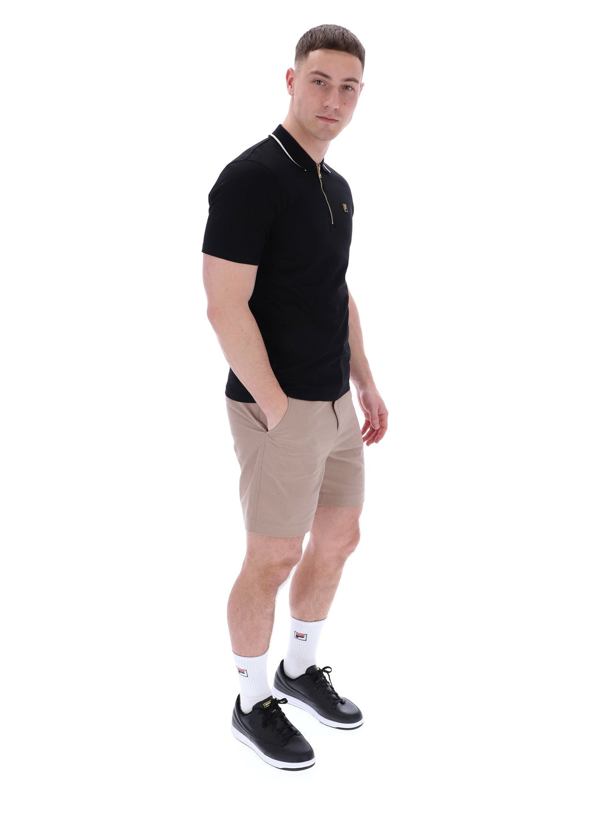 Black Lemar Premium Essential Polo - Black
