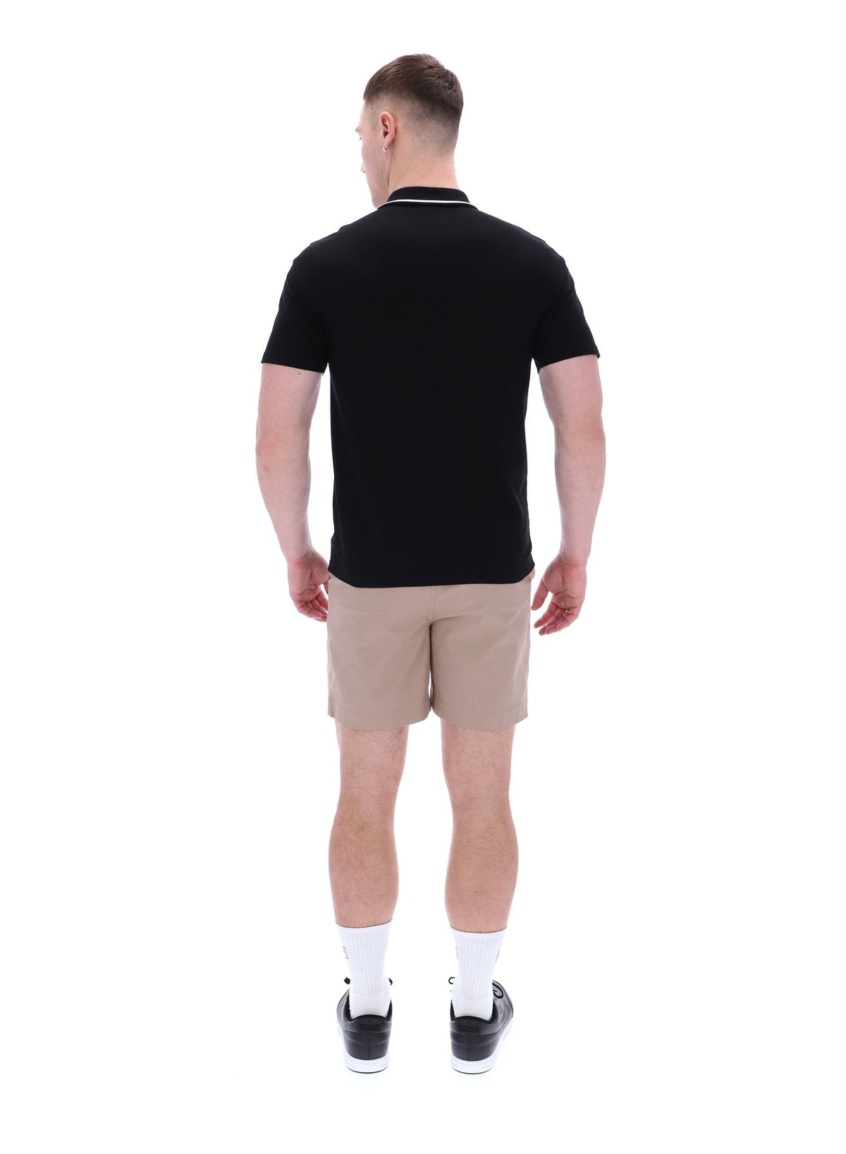 Black Lemar Premium Essential Polo - Black