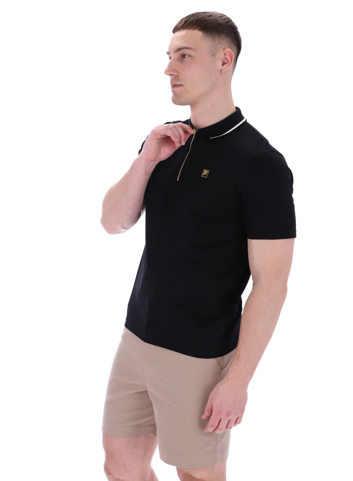 Black Lemar Premium Essential Polo - Black
