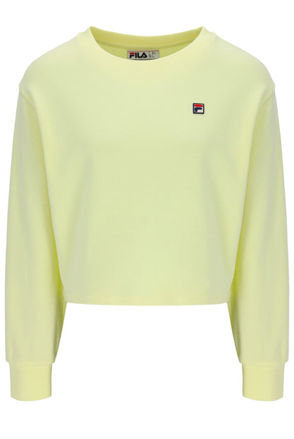 Wax Yellow Sestri Wide Crew Neck Sweatshirt - Wax Yellow