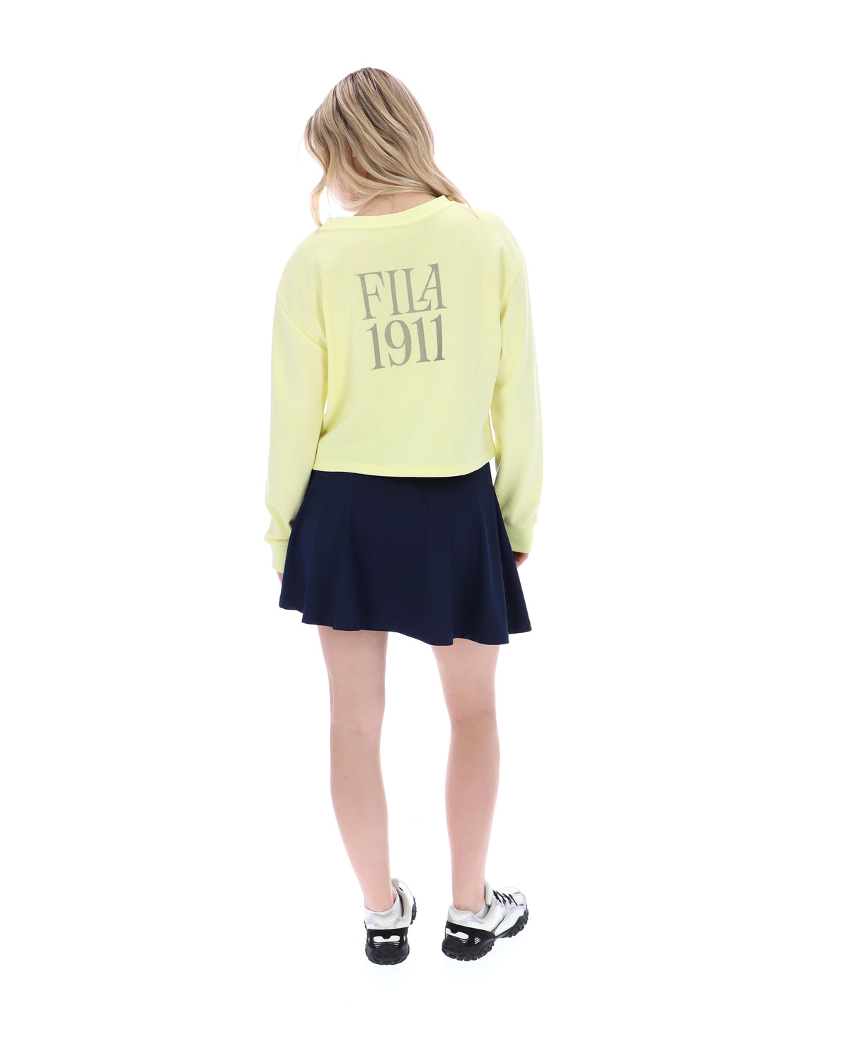 Wax Yellow Sestri Wide Crew Neck Sweatshirt - Wax Yellow
