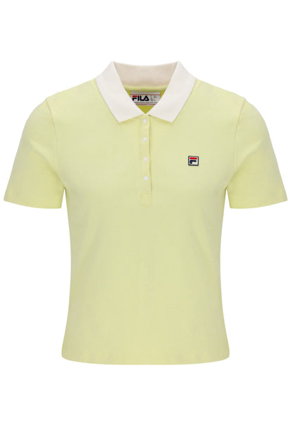 Wax Yellow Juno Fitted Iconic Polo - Wax Yellow