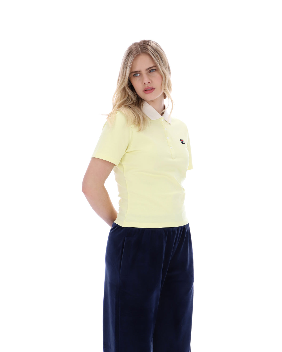 Wax Yellow Juno Fitted Iconic Polo - Wax Yellow