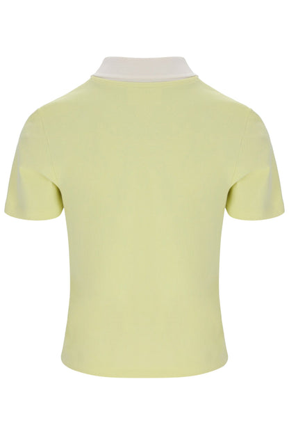 Wax Yellow Juno Fitted Iconic Polo - Wax Yellow
