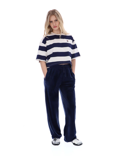 Fila Navy Genoa Boxy Cropped Tee - Fila Navy