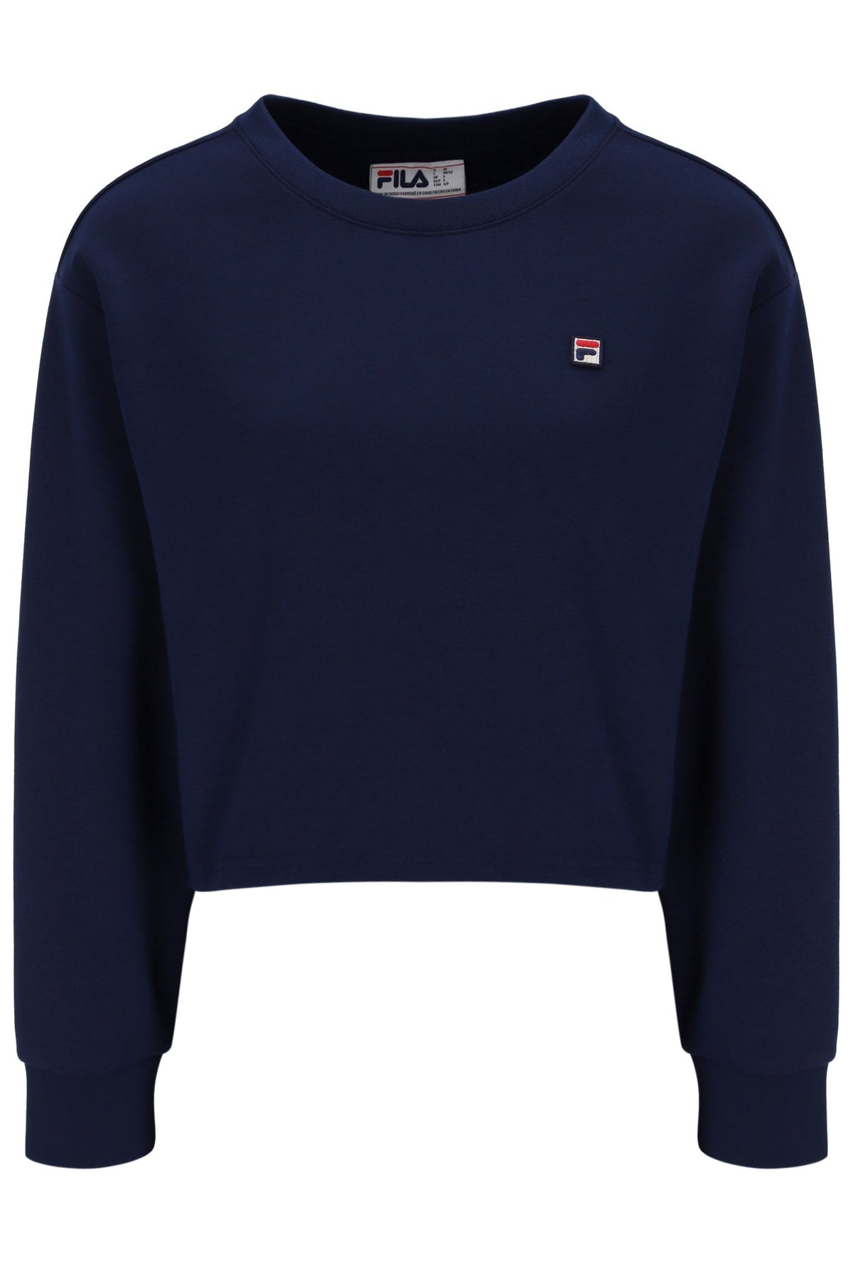 Fila Navy Sestri Wide Crew Neck Sweatshirt - Fila Navy