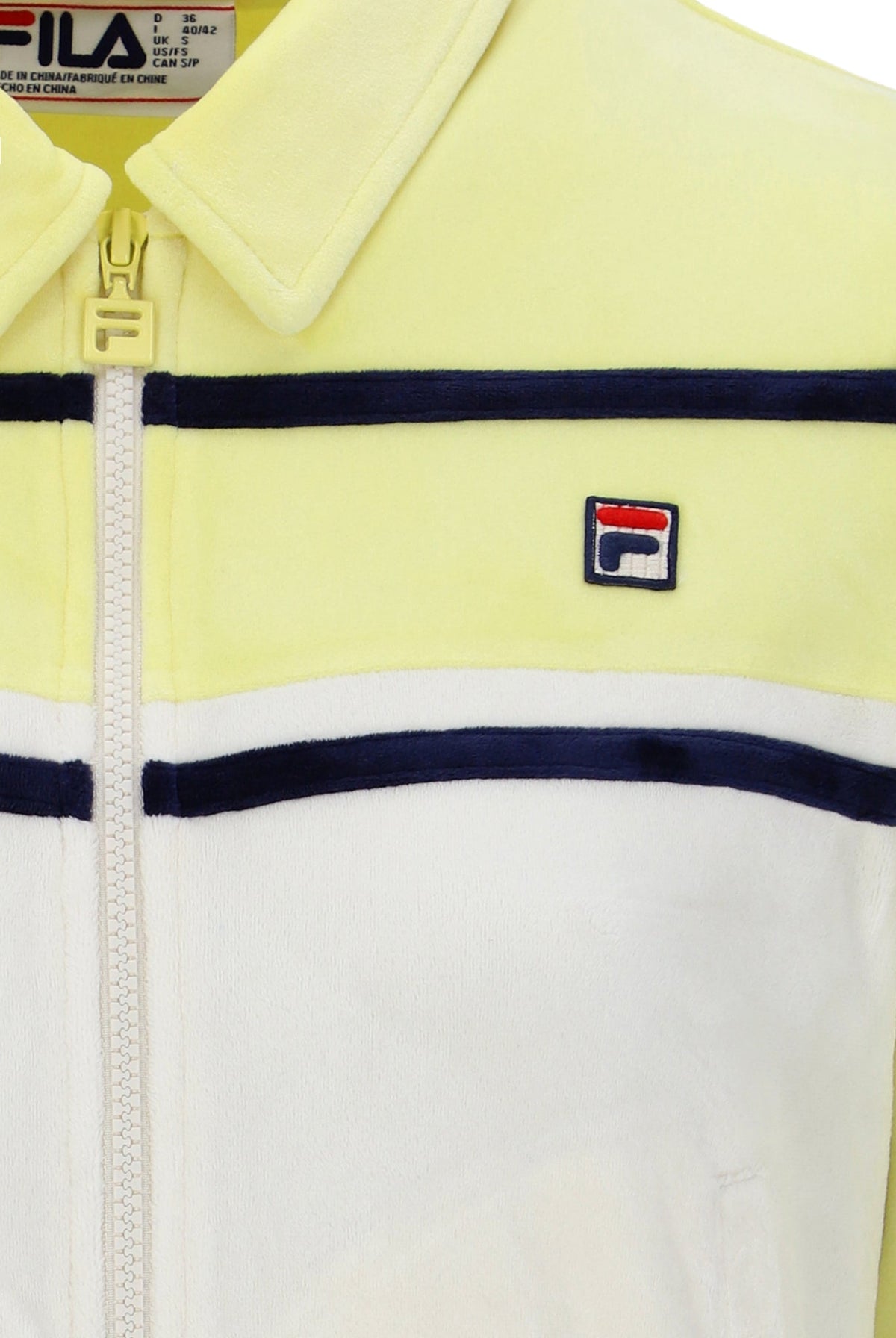 Wax Yellow Giovana Cropped Zip-Up Top - Lemon Chiffon