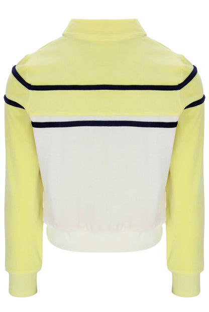 Wax Yellow Giovana Cropped Zip-Up Top - Lemon Chiffon