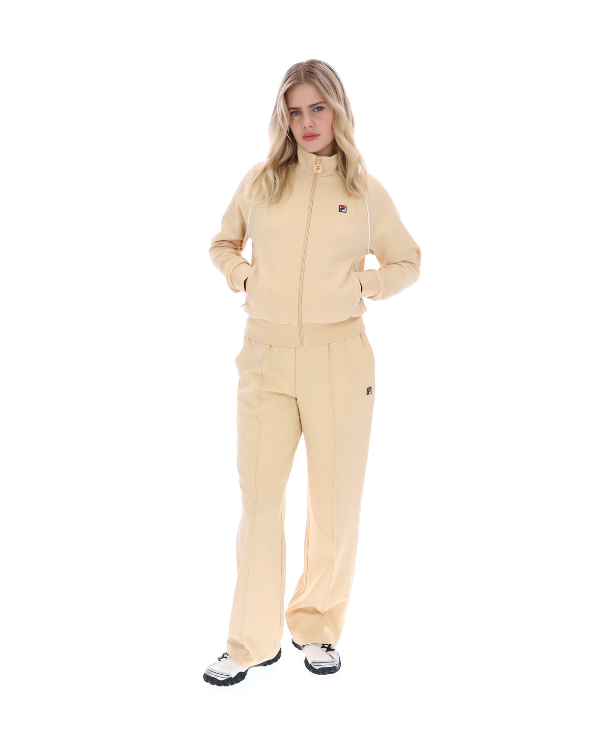 Classic Beige Diano Track Top - Classic Beige