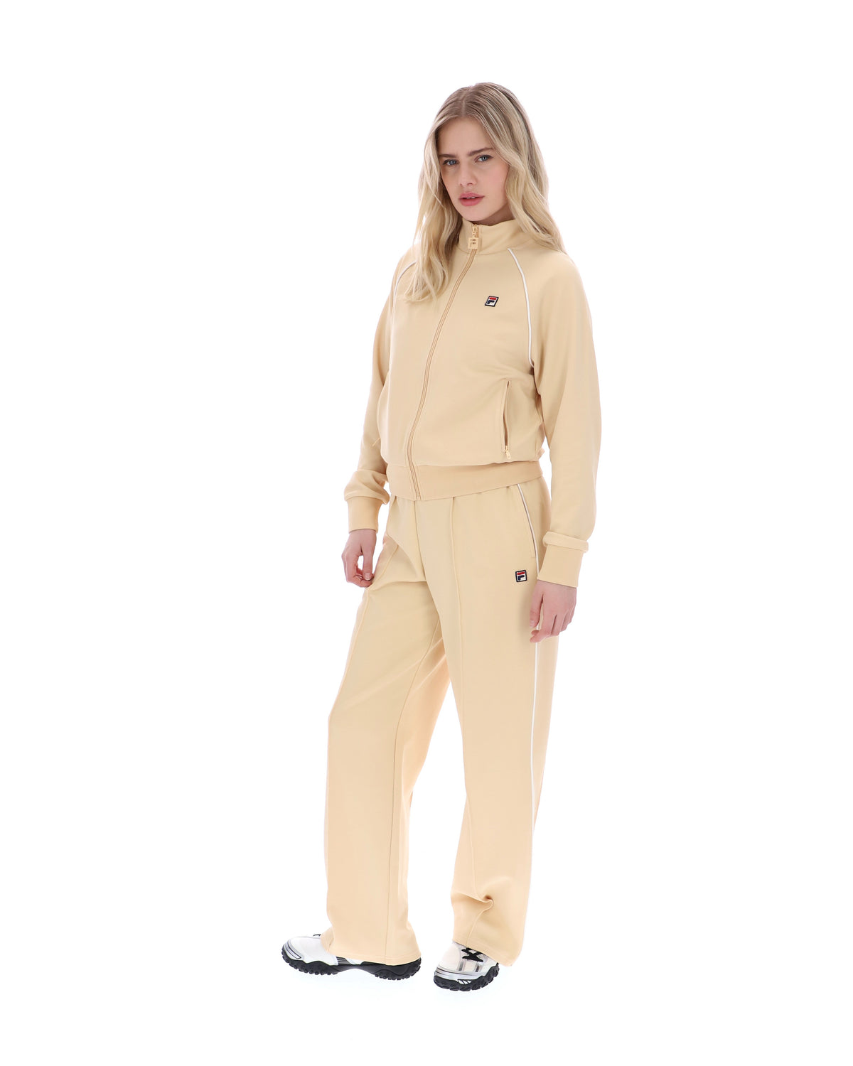 Classic Beige Diano Track Top - Classic Beige