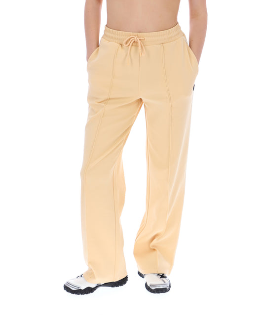 Classic Beige Marina Wide-Leg Trackpant - Classic Beige