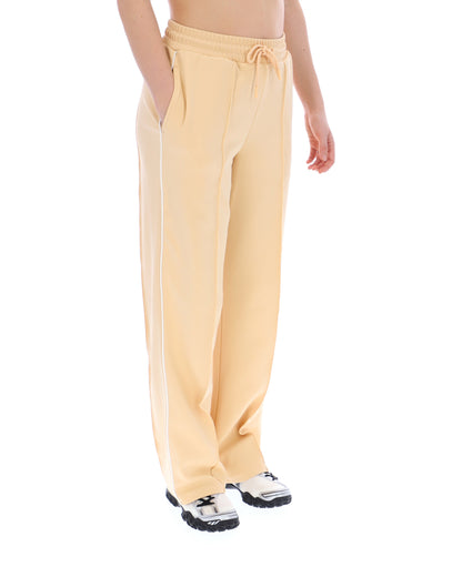 Classic Beige Marina Wide-Leg Trackpant - Classic Beige