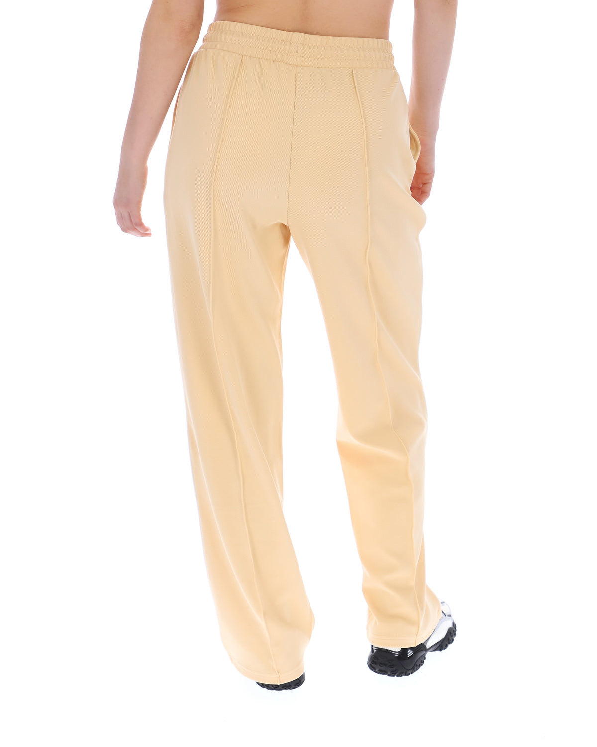 Classic Beige Marina Wide-Leg Trackpant - Classic Beige