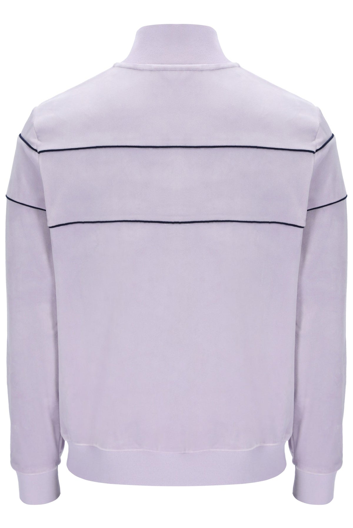Misty Lilac Vittorio Velour Track Tops - Misty Lilac