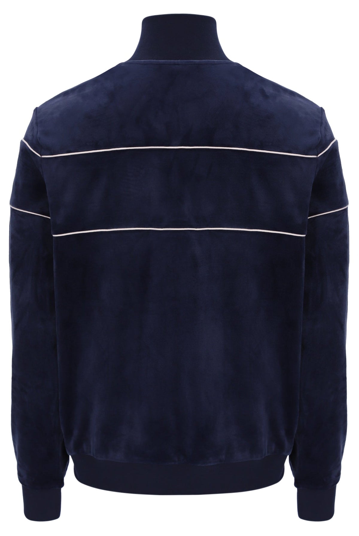 Fila Navy Vittorio Velour Track Top - Fila Navy
