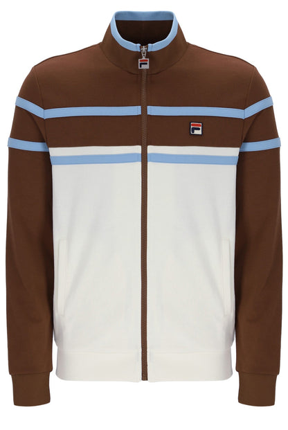 Gardenia Giovanni Contrast Panels Track Top - Gardenia