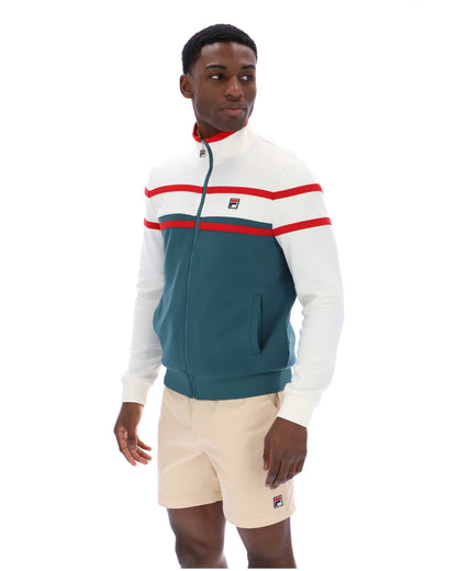 Mediterranea Giovanni Contrast Panels Track Top - Mediterranea