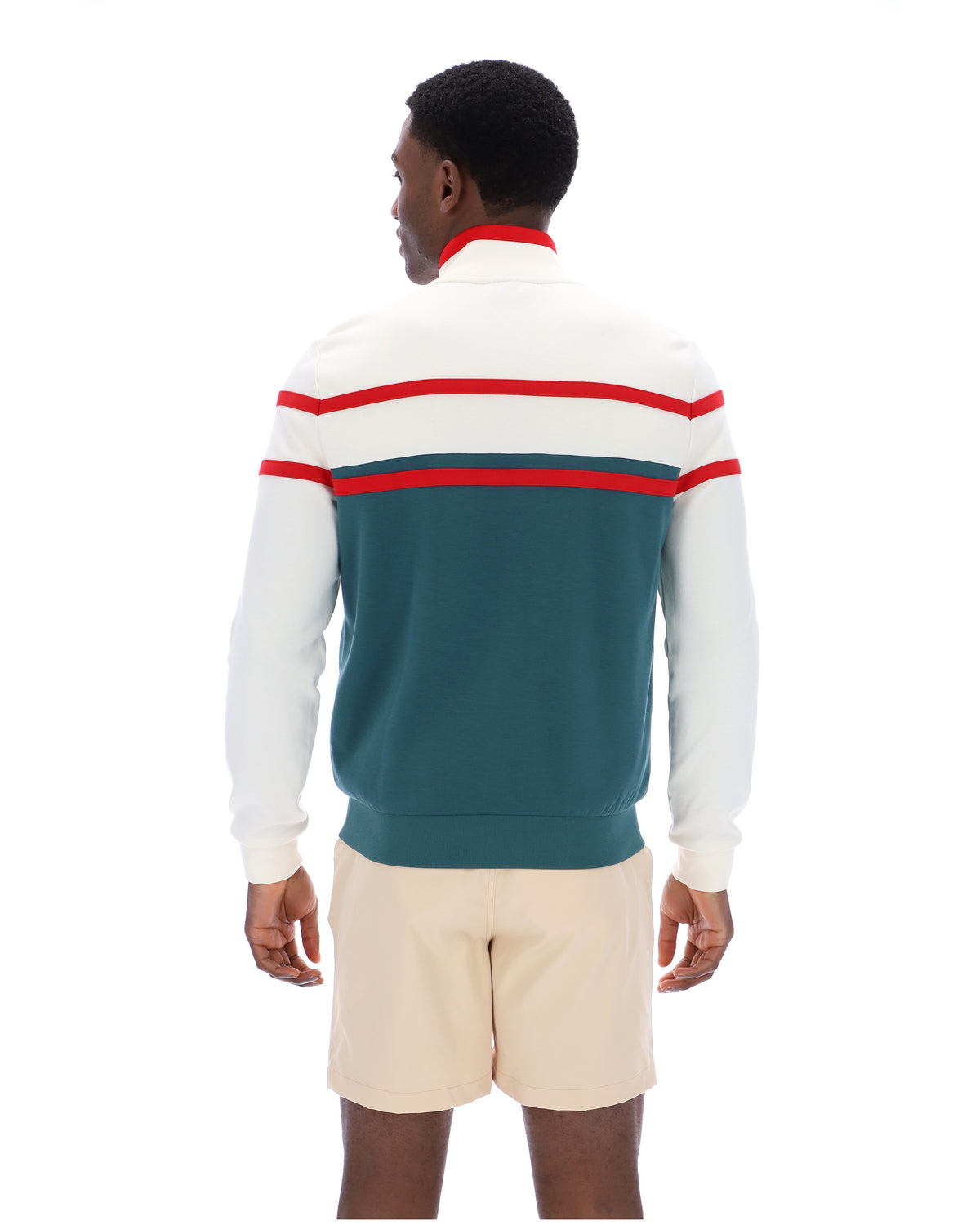 Mediterranea Giovanni Contrast Panels Track Top - Mediterranea