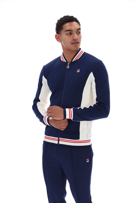Peacoat Settanta Baseball Track Top - Peacoat