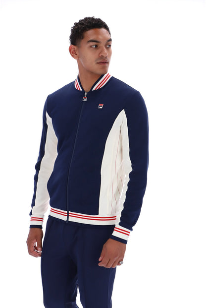 Peacoat Settanta Baseball Track Top - Peacoat
