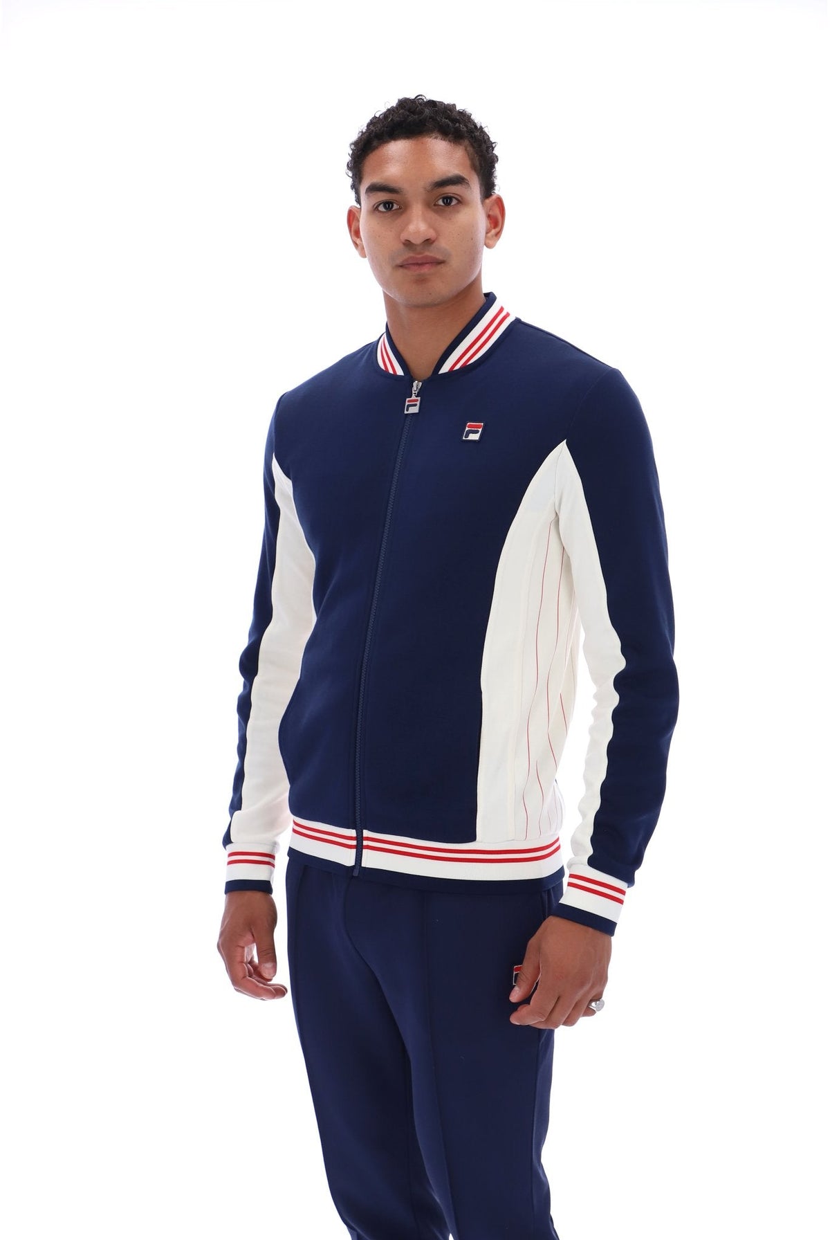 Peacoat Settanta Baseball Track Top - Peacoat