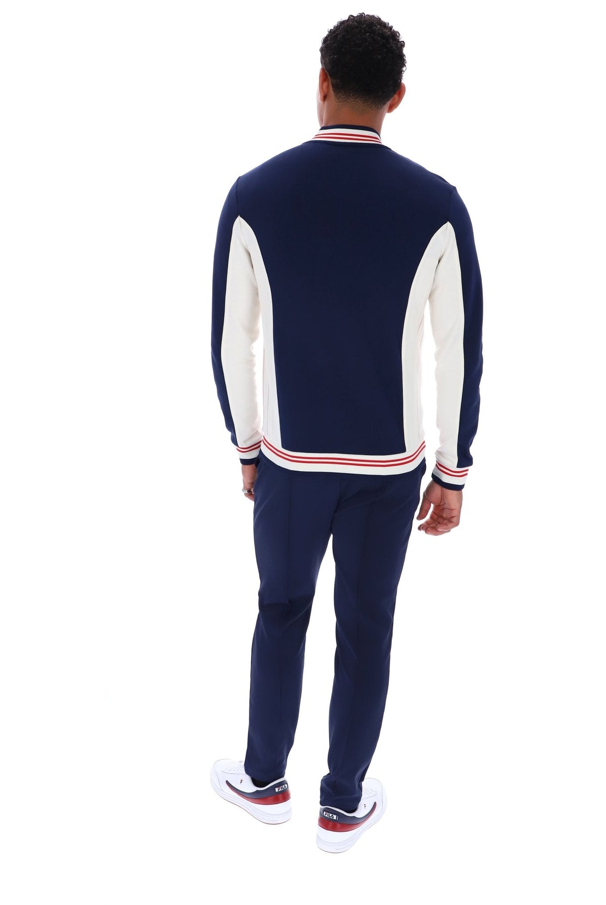 Peacoat Settanta Baseball Track Top - Peacoat