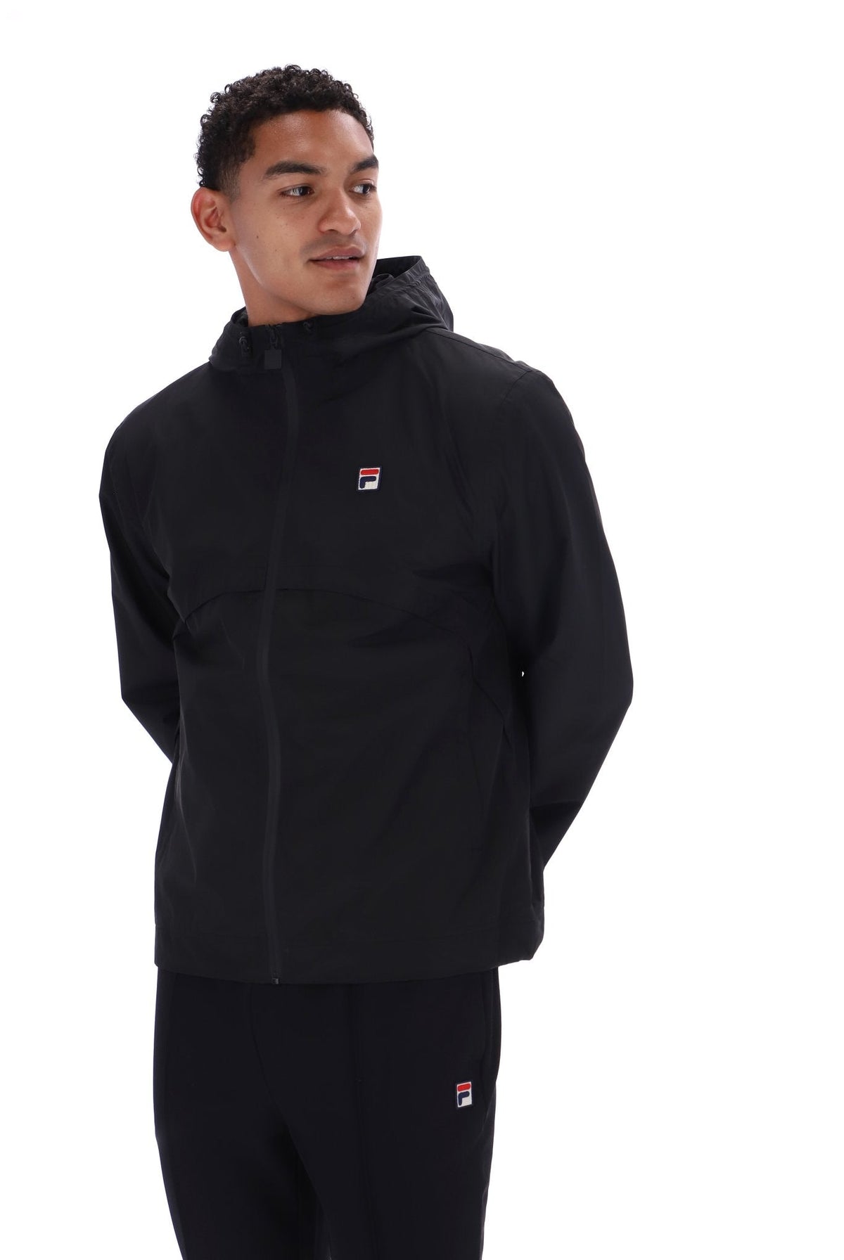 Black Marcos Full Zip Jacket - Black