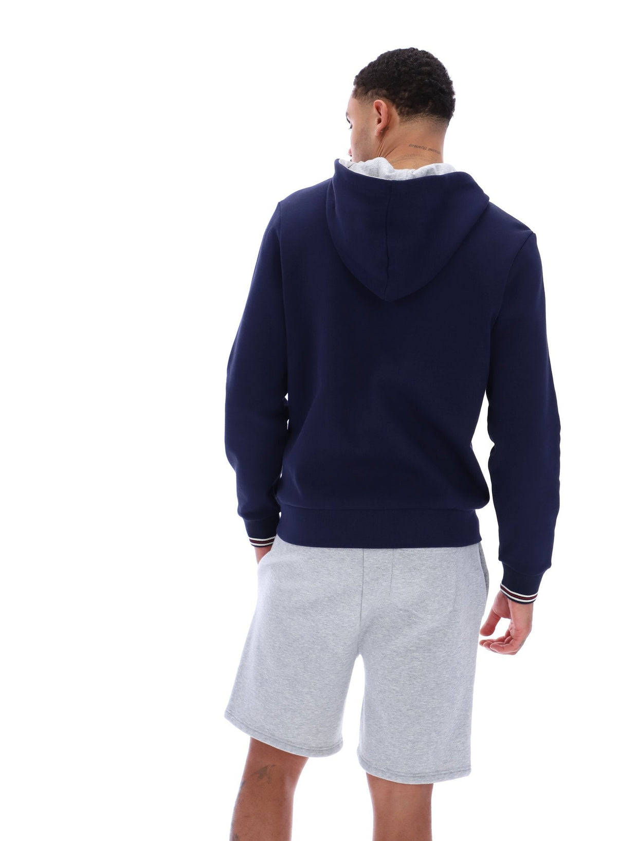 Fila Navy Tenconi Zip Up Hoodie - Fila Navy