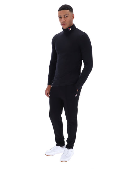 Black 19th Classic Roll Neck Sweater - Black