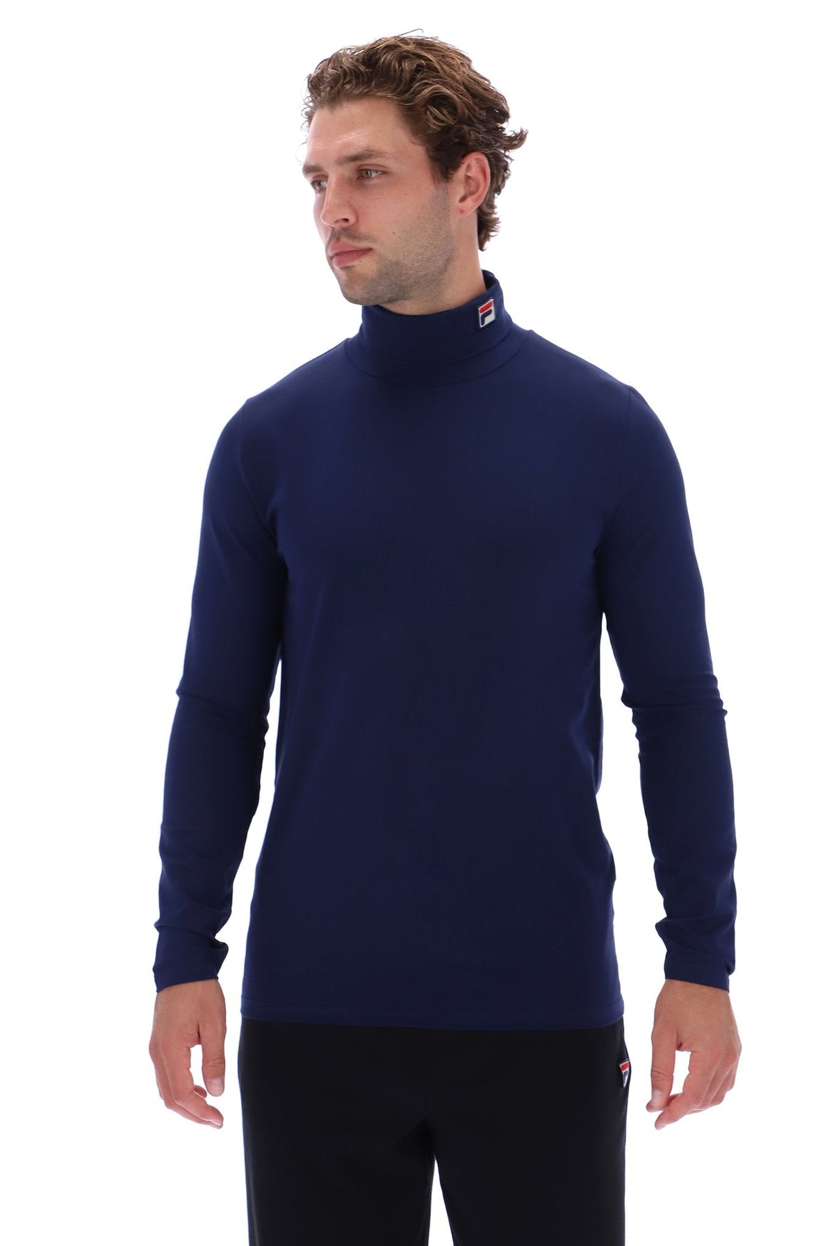 Peacoat 19th Classic Roll Neck Sweater - Peacoat