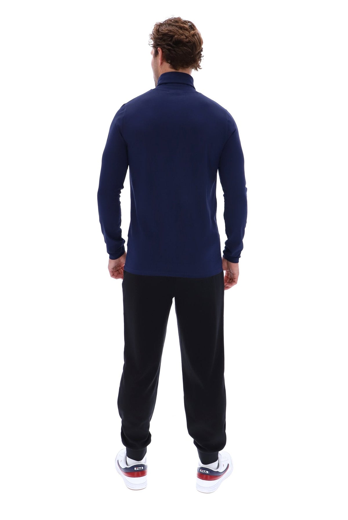 Peacoat 19th Classic Roll Neck Sweater - Peacoat
