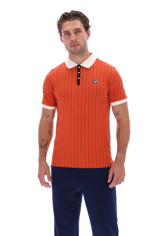 Fudge BB1 Classic Vintage Striped Polo - Fudge