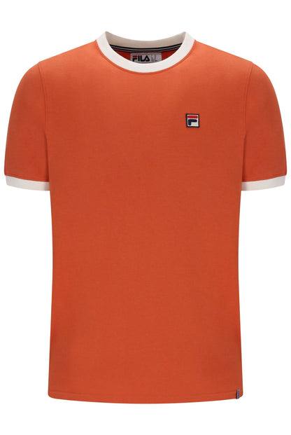 Burnt Ochre Marconi Essential Ringer T-Shirt - Burnt Ochre