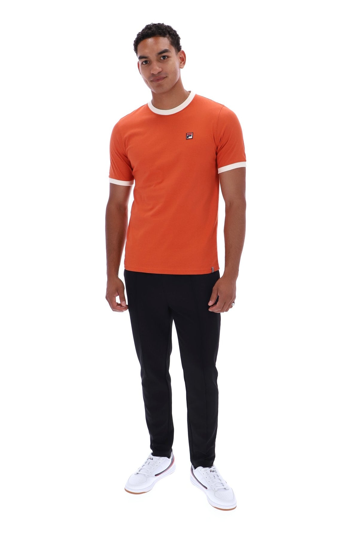 Burnt Ochre Marconi Essential Ringer T-Shirt - Burnt Ochre