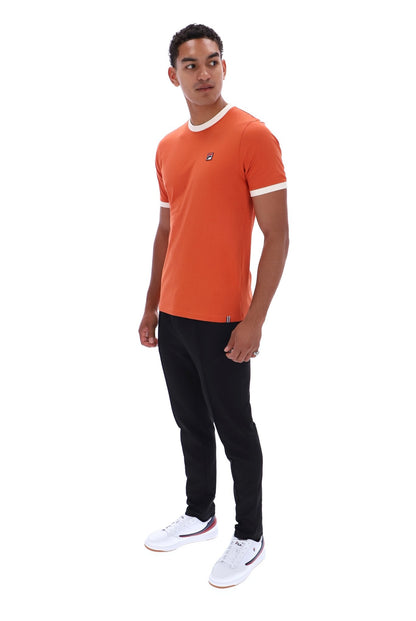 Burnt Ochre Marconi Essential Ringer T-Shirt - Burnt Ochre