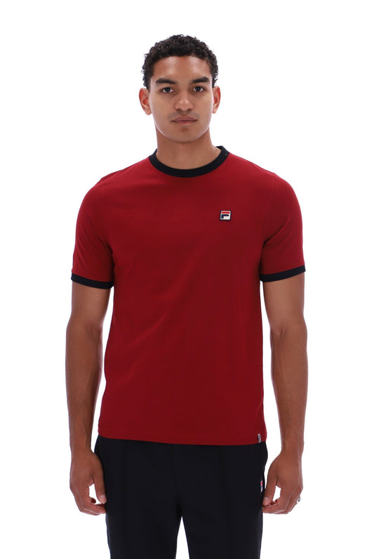 Sun Dried Tomato Marconi Essential Ringer T-Shirt - Sun Dried Tomato