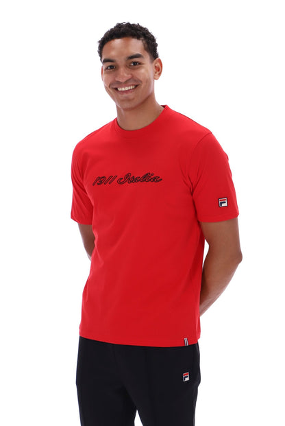 Fila Red Lagos Graphic T-Shirt - Red