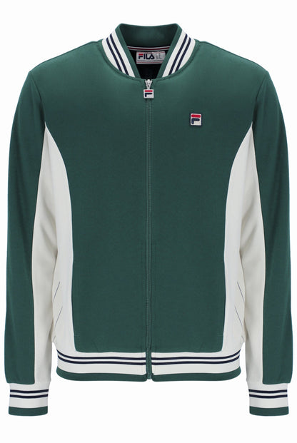 Pine Needle Settanta Baseball Track Top - Pine Needle